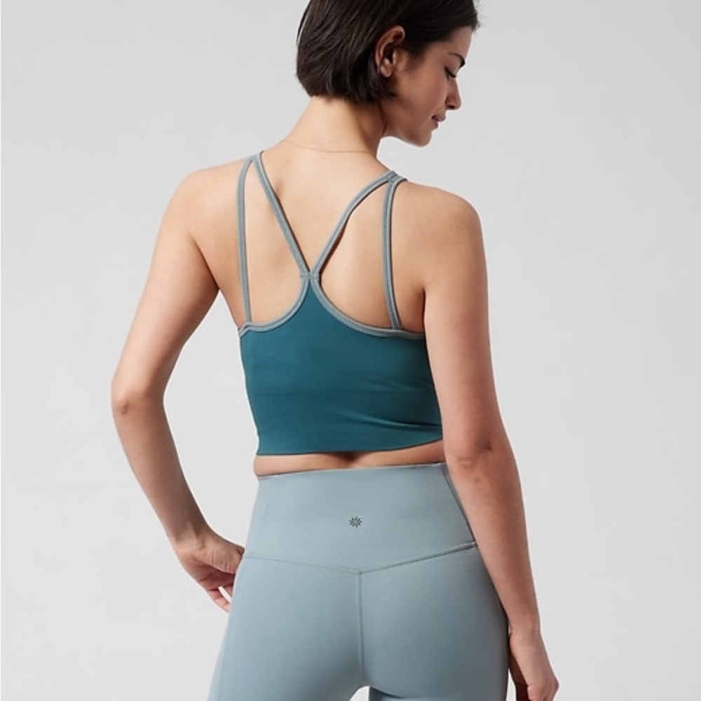 Aurora seamless high neck crop tank